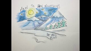 Mountain Drawing Easy Guide