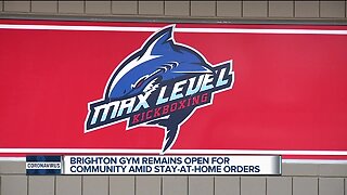 Brighton gym remains open amid Michigan's stay-at-home orders