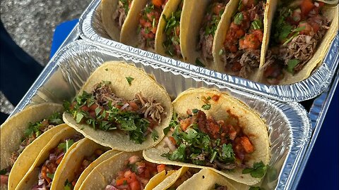 Street tacos for a tailgating event (Eddie’s Infantry Tailgate) - Go Bills