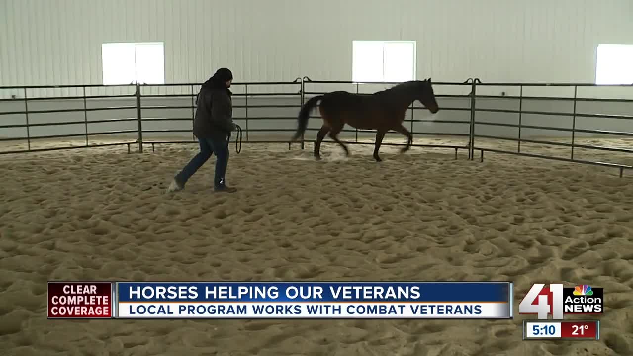 Kansas horse ranch helps veterans nationwide overcome PTSD, other conditions