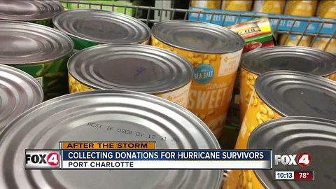 Man collects donations to feed survivors of Hurricane Michael