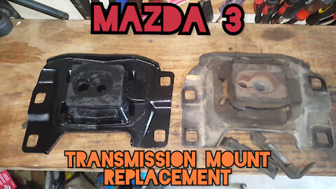 How to replace the driver side/transmission mount on a Mazda 3