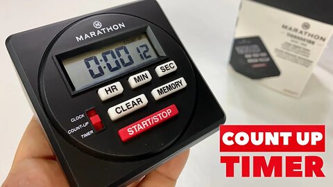 24 Hour Countdown Countup Digital Timer by MARATHON TI080001BK Review