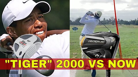 Wow! Tiger’s 2000 DRIVER vs MODERN DRIVER with BEST YOUNG COACH in 🌎 JT Thomas #golf