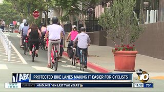 Improved bike lanes make it easier for cyclists