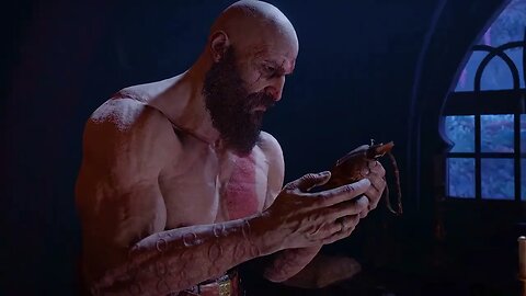 Kratos having a moment God of War Ragnarök #pros #ps4 #GOW #GodofWar #godofwarragnarok