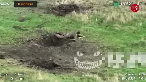 Unique shots from Ukraine: Destruction of Russian soldiers