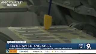 Boeing and UArizona conducts study on plane disinfectants