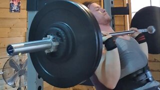 4x8 57.5 Kgs Seated PAUSED Overhead Press. Final Set. My FAVORITE OHP Variation!