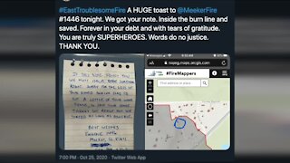 Coloradans find note from firefighters who protected home from East Troublesome Fire