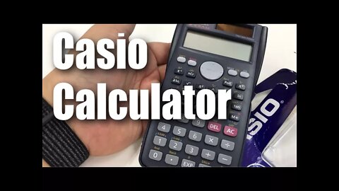 Casio fx-300MS Scientific Solar Calculator Unboxing
