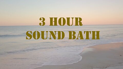 528hz 3 HOUR SINGING BOWL SOUND BATH | NO TALKING