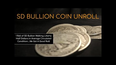 Walking Liberty SD Bullion Coin Unroll - 1 Roll of Silver Half Dollars Hunting Dates & Condition