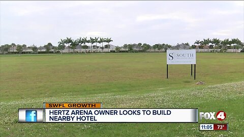 Hertz Arena owner looks to build brand new hotel near Hertz Arena.