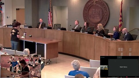 BRAVE Citizen Speaks out AGAINST Pima County Board of Supervisors - Part 1