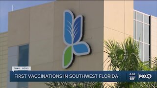 Lee Health gives first vaccinations