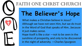 The Believer's Hope