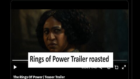 Rings of Power trailer roasted