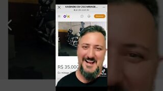 Mirage 250 chicotinho-queimado por 35 mil não dá meu filho