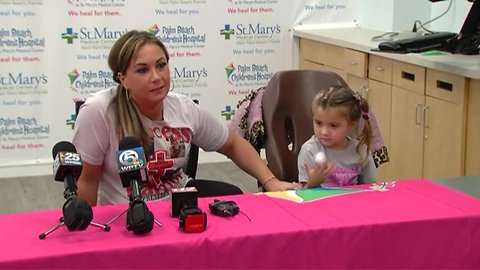 Preslie Jenkins, 3-year-old shot in head during road rage incident, appears at news conference