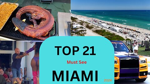 TOP 21 must-see in MIAMI watch full video on my youtube channel