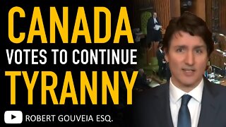 Trudeau’s Tyrannical Tactics Continue as Canada Passes Emergencies Act