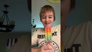 Trying the gay popsicle