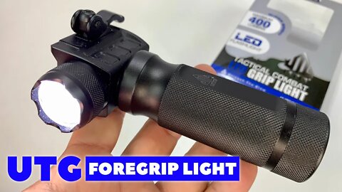 Leapers UTG QD Vertical Foregrip Flashlight Unboxing