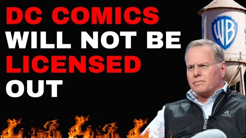 DC COMICS Will NOT Be LICENSED OUT, Warner Bros CEO David Zaslav Would NEVER Allow It!