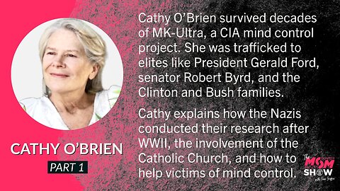 Ep. 225 - Cathy O’Brien Recounts Being Trapped Inside CIA’s MKUltra Mind Control Program (Part 1)