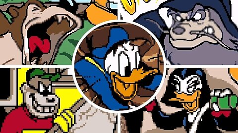 Donald Duck: Goin' Quackers | ALL BOSSES [No Damage] + Ending || Game Boy Color (GBC)