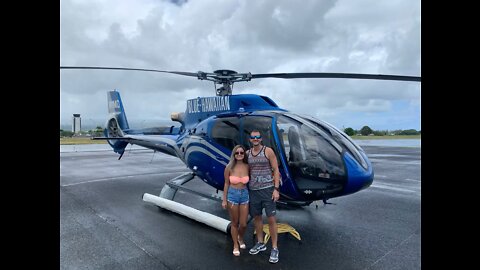 Helicopter tour in the Big Island