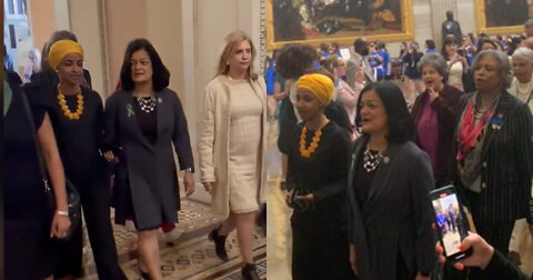 House Democrats March on Senate Chanting: ‘My Body, My Decision!’