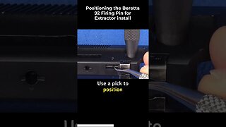 Firearms Gunsmithing: Working with the Beretta 92 Firing Pin