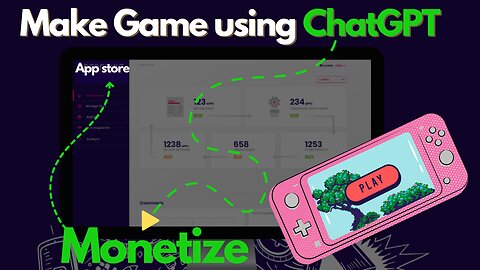 Make An Game app store Using ChatGPT In 10 MIN!! create android game using chatgpt !! Dear creators
