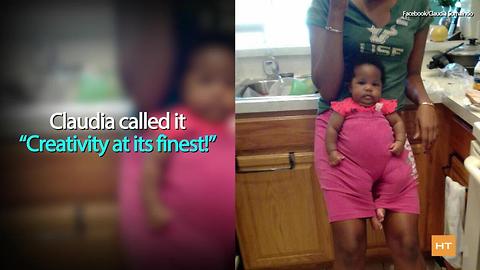 Mom shares photo of niece’s hilarious babysitting hack