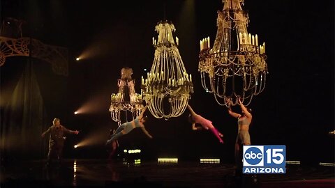Cirque Du Soleil is coming to Footprint Center with beautiful and jaw dropping acrobatics and aerialists who perform on huge chandeliers