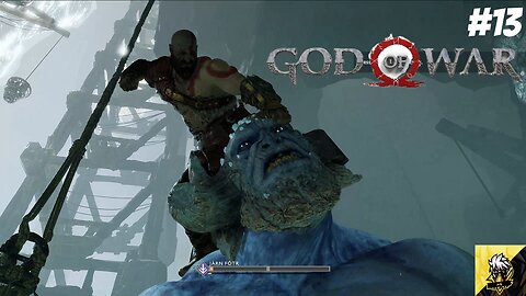 "Epic God of War 4 Boss Fight: Kratos & Atreus vs. Big Giant Jorn Fotr"