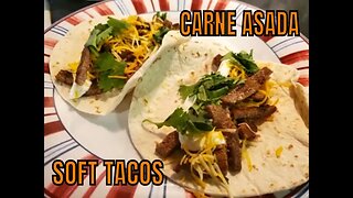 What's cooking with the Bear? Carne Asada Steak Soft Tacos