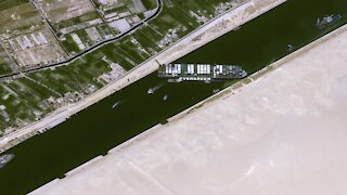 Suez Canal Still Blocked By Cargo Ship