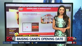 Raising Cane's set to open next month