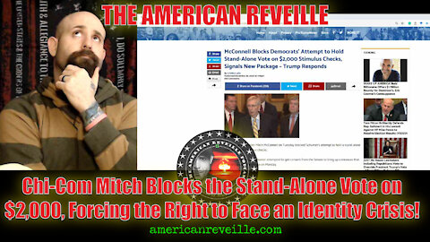 Chi-Com Mitch Blocks the Stand-Alone Vote on $2,000, Forcing the Right to Face an Identity Crisis!