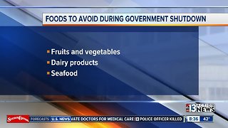 Foods to avoid during shutdown