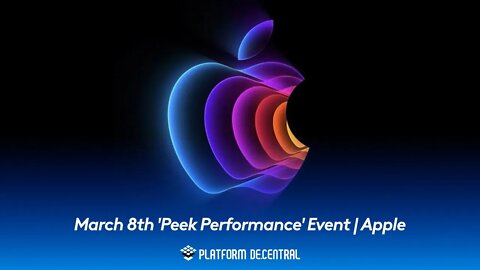 March 8th 'Peek Performance' Event | Apple