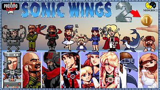 SONIC WINGS 2 [NGCD] - ZERADO com 1 CRÉDITO (1 Coin), venha para resenha nesse HARD GAME !!