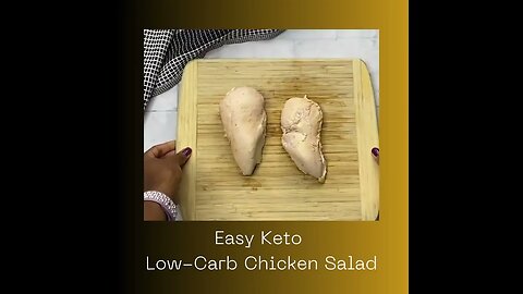 Easy Keto Low-Carb Chicken Salad Recipe | Healthy and Delicious