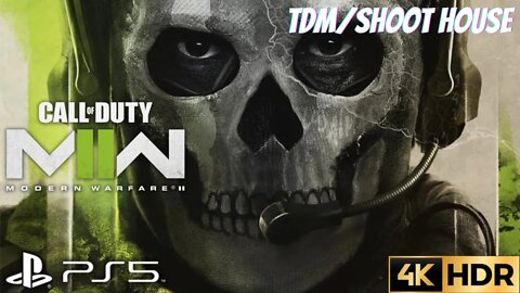 COD Modern Warfare II Multiplayer | TDM on Shoot House | PS5, PS4 | 4K HDR (No Commentary Gaming)