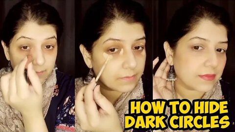 How to hide dark circles | How to cover dark circles with color corrector | Mehsim Creations