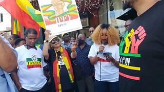 Ethiopians in Los Angels and San Diego rallying in support of Fano