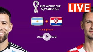 🔴ARGENTINA vs CROATIA | 🏆| FIFA World Cup Qatar 2022 | LIVE Watch Along & FIFA 23 Gameplay